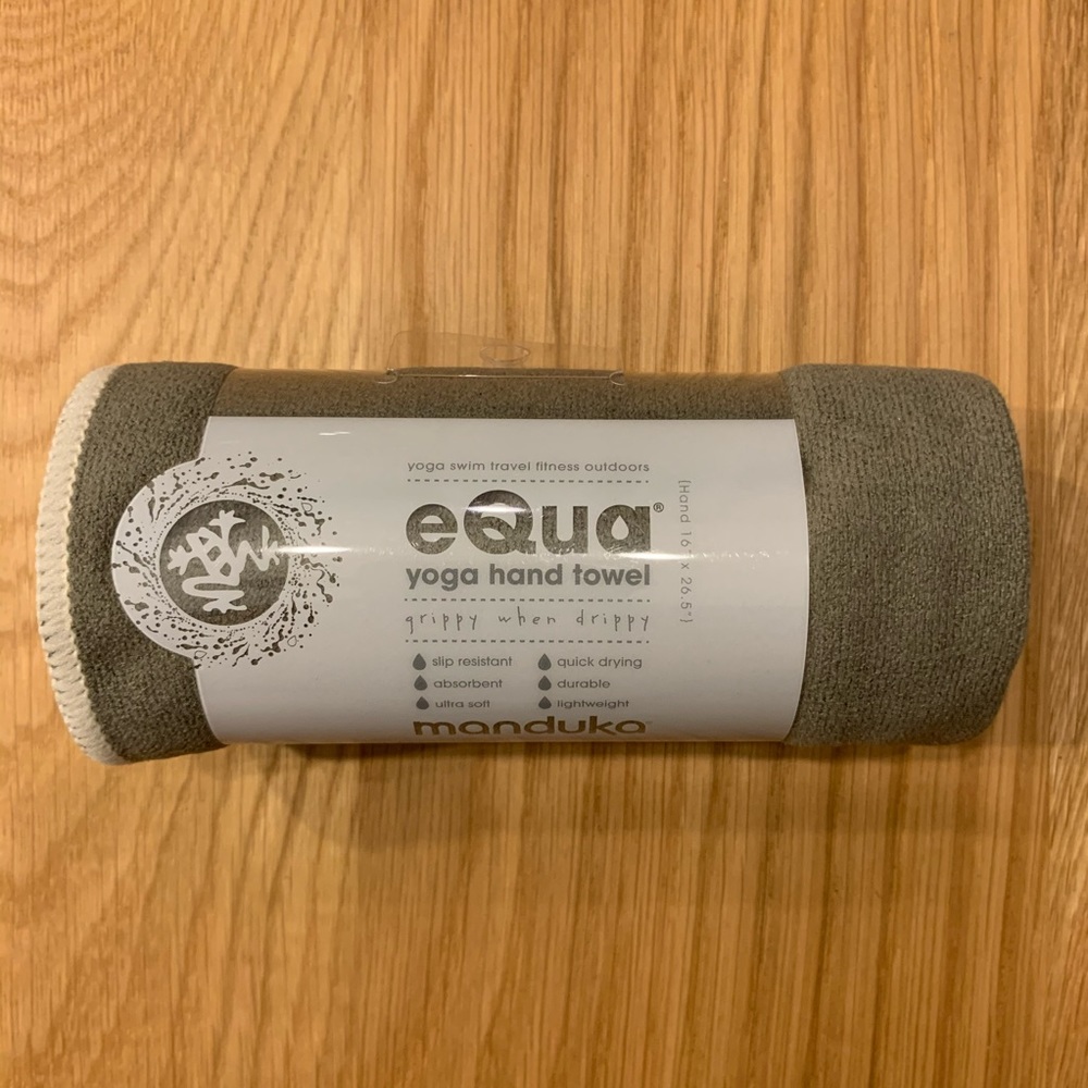 Manduka eQua Hand Yoga or Gym Towel New